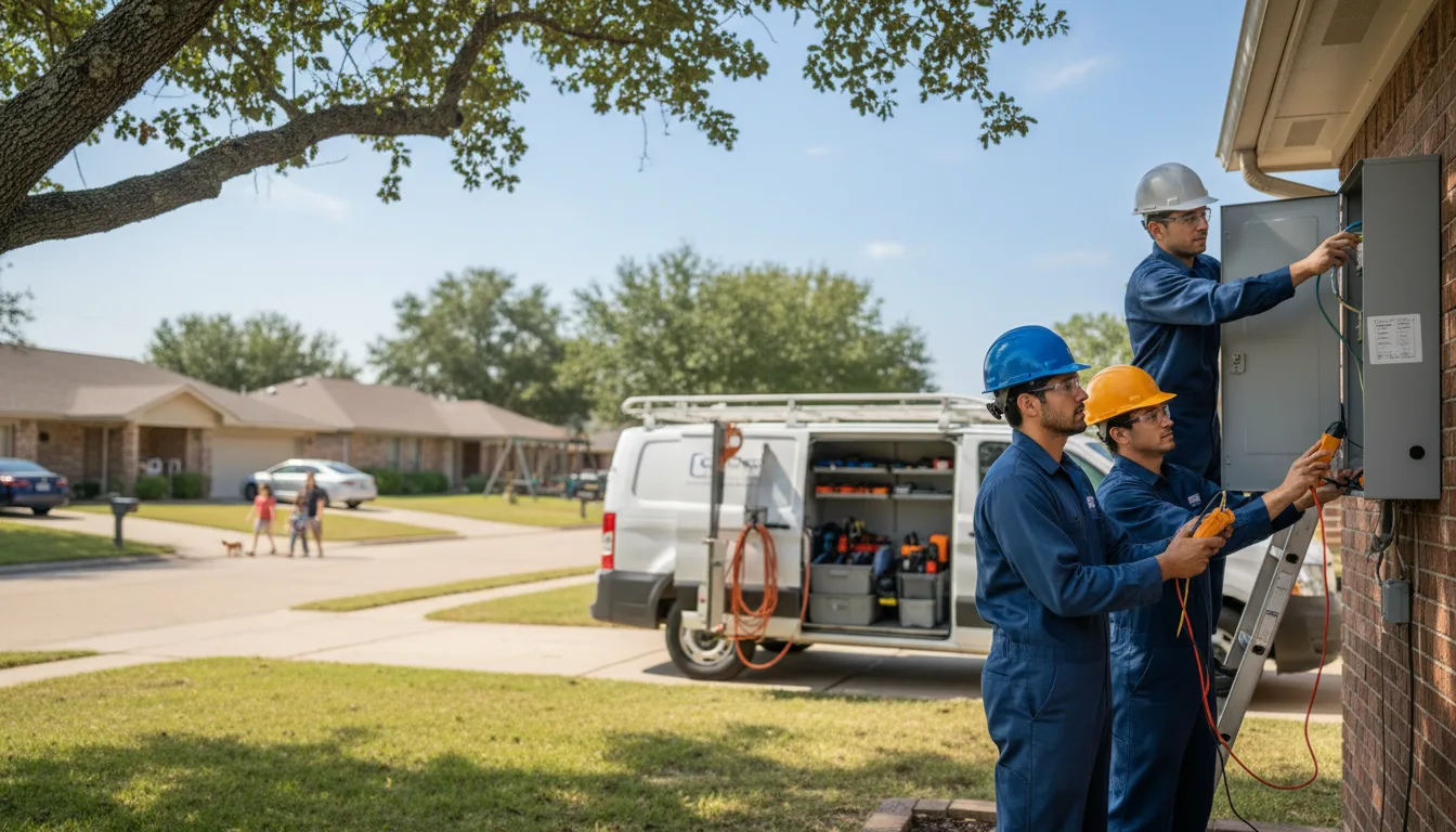 Certified electrician providing emergency electrical services in Marion, MS